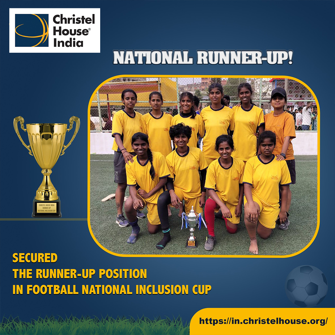 Five determined girls from Christel House India recently showcased their passion for football on the national stage, clinching the runner-up position at the Football - National Inclusion Cup 2024! Congratulations! ⚽#ChristelHouseIndia #GirlPower #EducationEmpowerment #Football