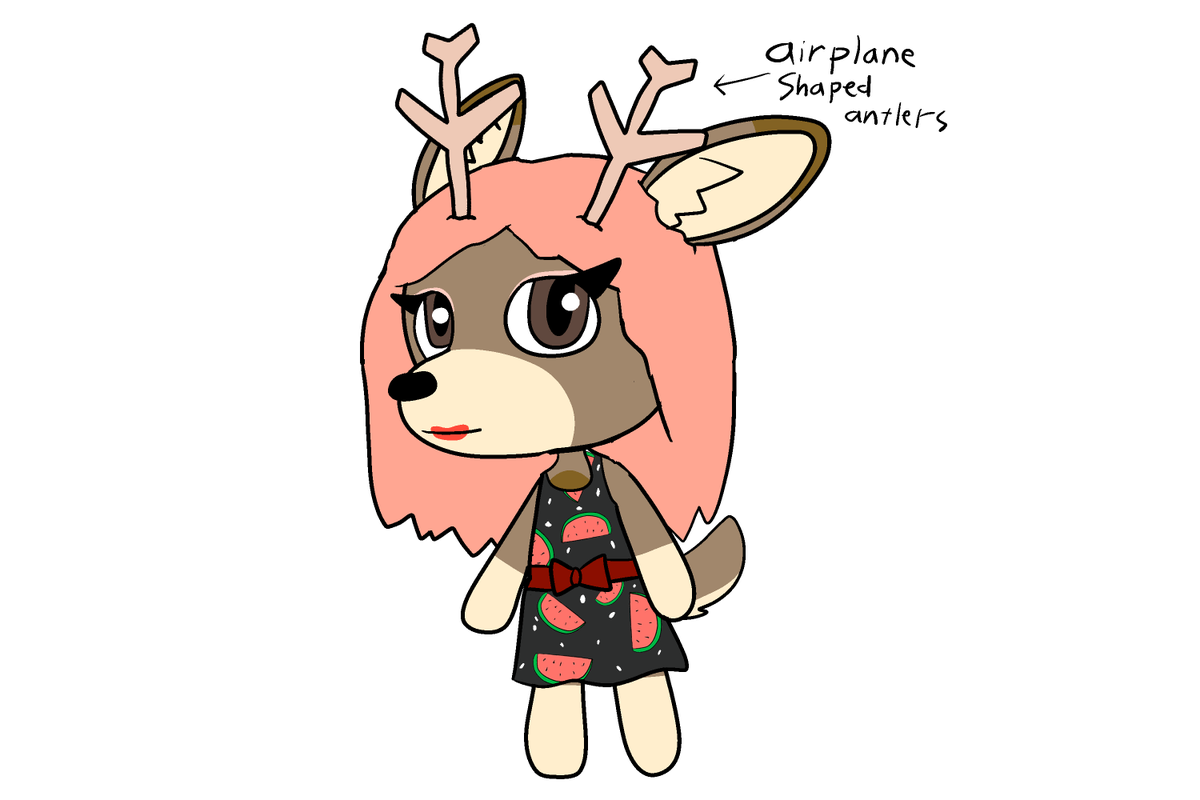 IgorStryfe's tweet photo. disaster breakdown girl but it's a deersona https://t.co/ZG1jB2BGlV