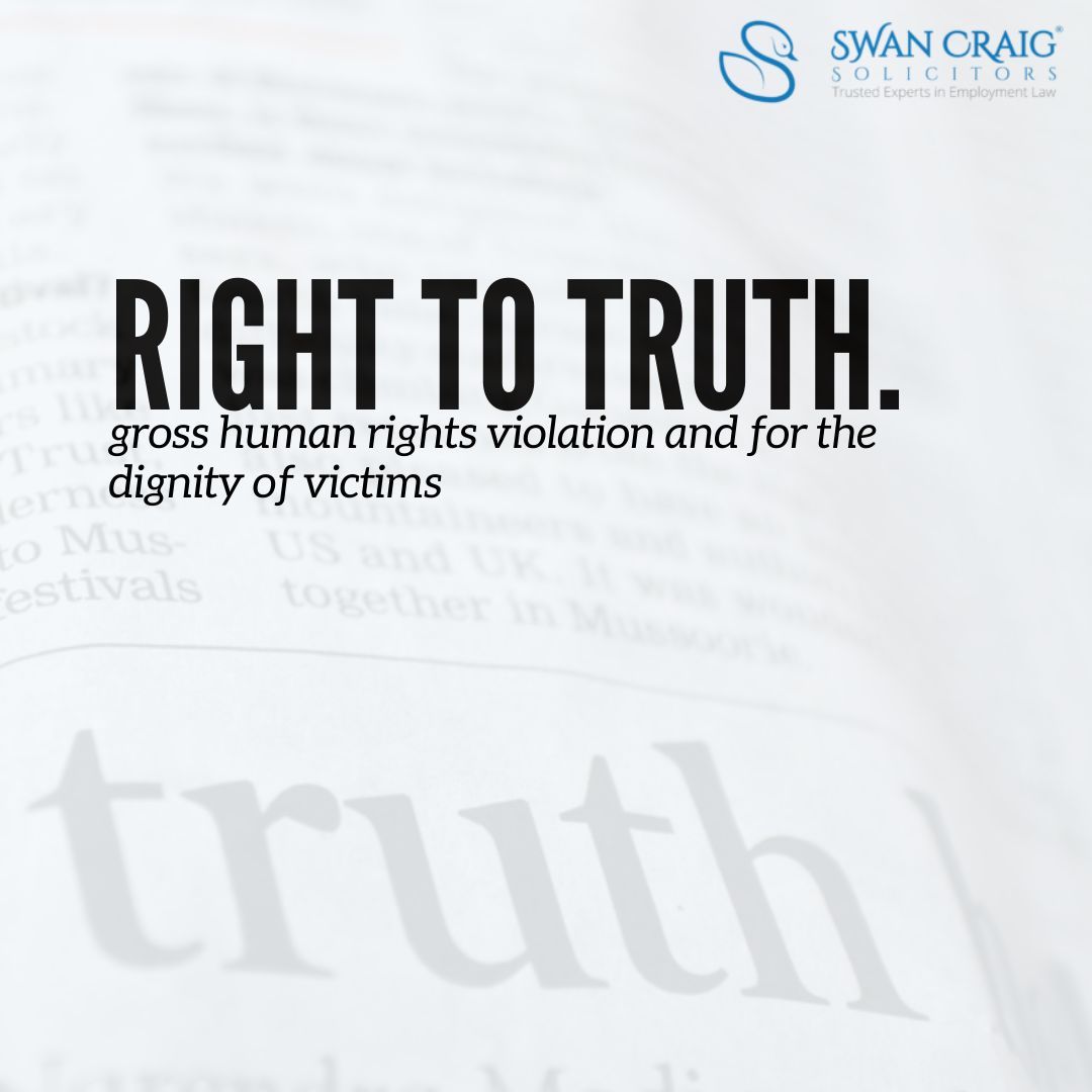 Today, we honour the International Day for the Right to the Truth concerning Gross Human Rights Violations and for the Dignity of Victims 💔 

Let's stand in solidarity with victims of human rights abuses and work towards truth, justice, and accountability. 

#RightToTruth