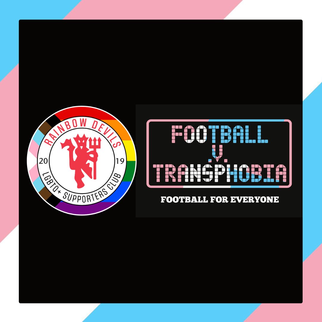 This week is Football v Transphobia Week of Action. We want all @ManUtd fans & Rainbow Devils members to make Old Trafford & Leigh Sports Village an inclusive space for our trans supporters. 🔴⚪⚫🏳️‍🌈🏳️‍⚧️ There is #NoFootballWithoutTheT  footballvhomophobia.com/fvt/ #FVT2024