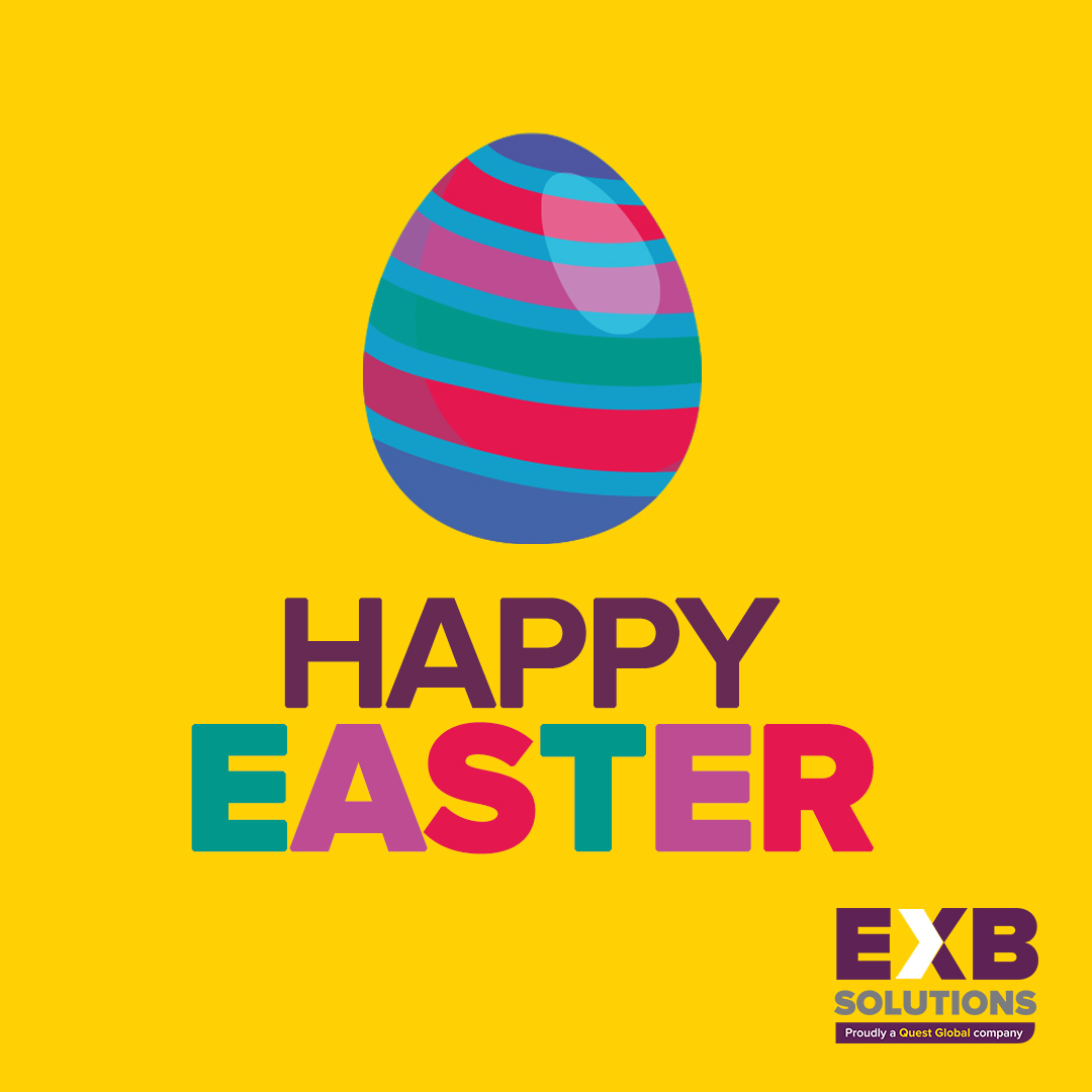 Happy Easter from all of us at #EXBSolutions.
Here's to a season of growth and success!

#EasterCelebration #TeamSpirit #Easter2024 #EasterBunny #whatwedomatters