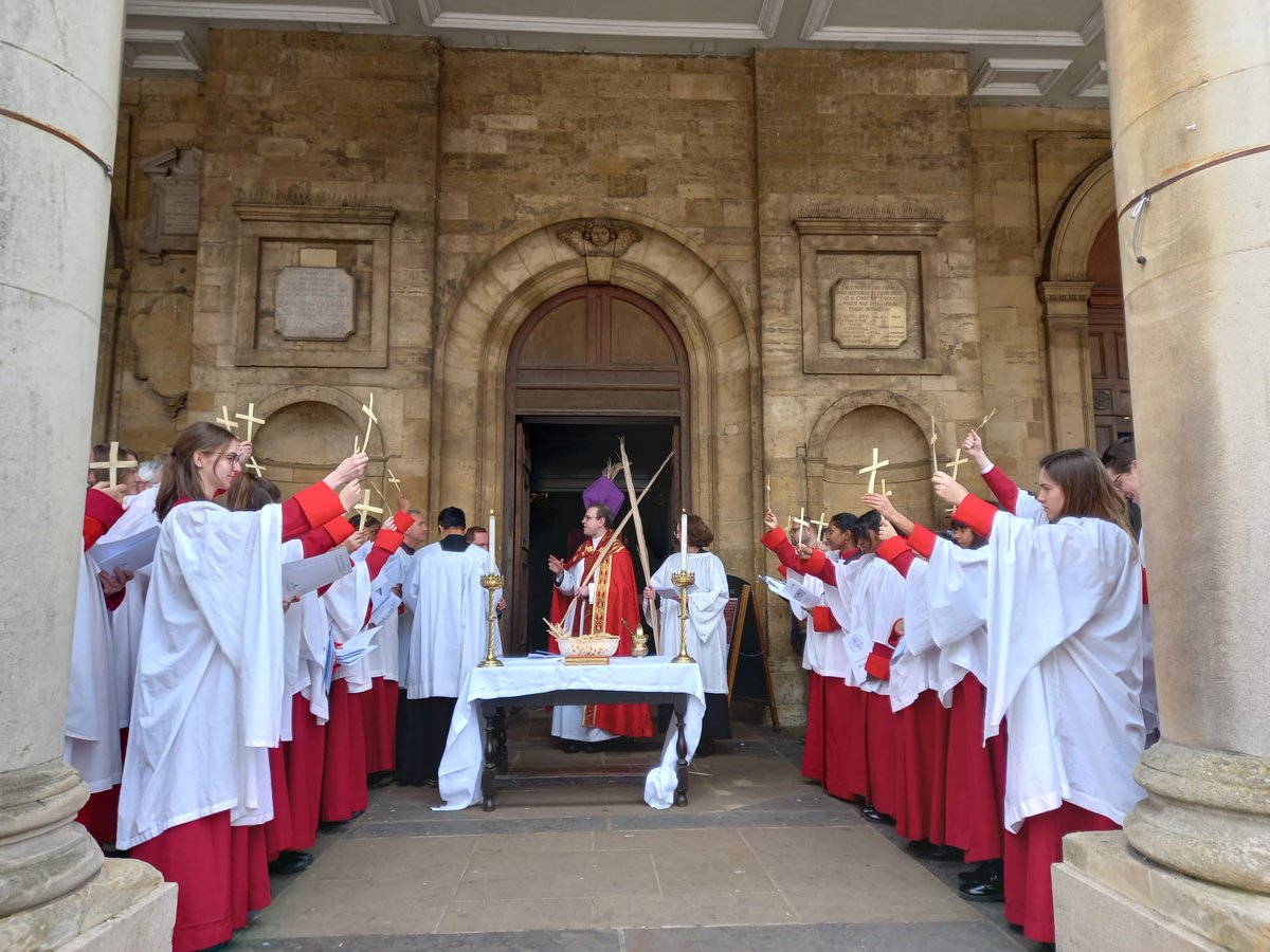 purgstallheath's tweet photo. Today is Palm Sunday, and the beginning of Holy Week. Our principal worship begins at 10.30am out on the Portico as we commemorate the triumphant entry of the Lord into Jerusalem. #ThisIsHolyWeek https://t.co/9yW4VhLyIX