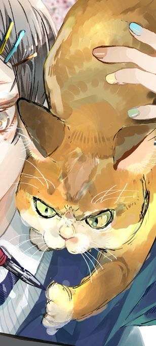 「猫 髪飾り」のTwitter画像/イラスト(新着)｜5ページ目