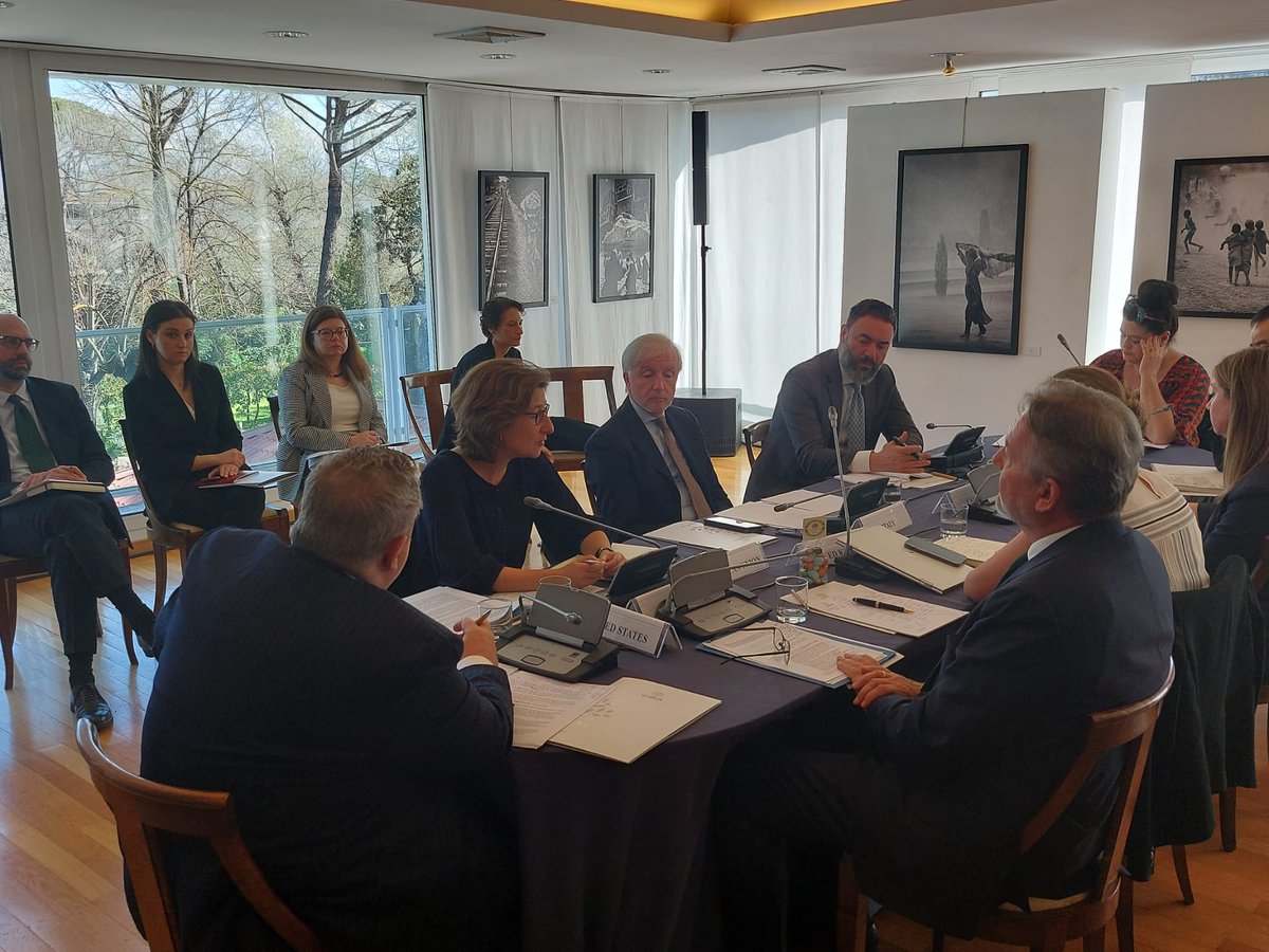 This week #G7 #Africa Directors were warmly welcomed in Rome for substantial discussions. Common challenges & same commitment to continue to put our partnership with Africa at the center of our foreign policy priorities. @eu_eeas #EUAU