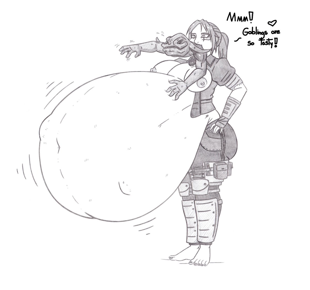 Commission: Oc Goblin eater