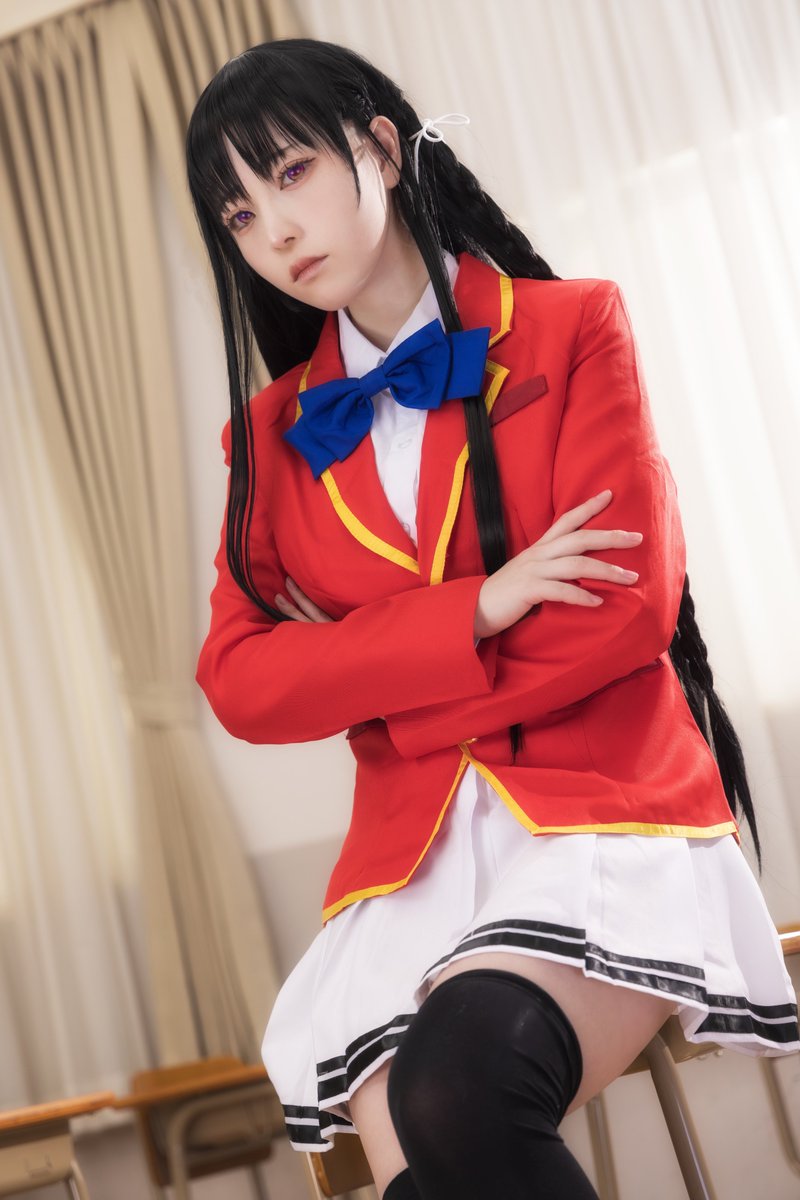 satou__osatou's tweet photo. 【 コスプレ / Cosplay 】

ようこそ実力至上主義の教室へ

   堀北鈴音

photo📸→GIMIさん @gimi109 
#ハコアム大阪 https://t.co/sRhNQeupza