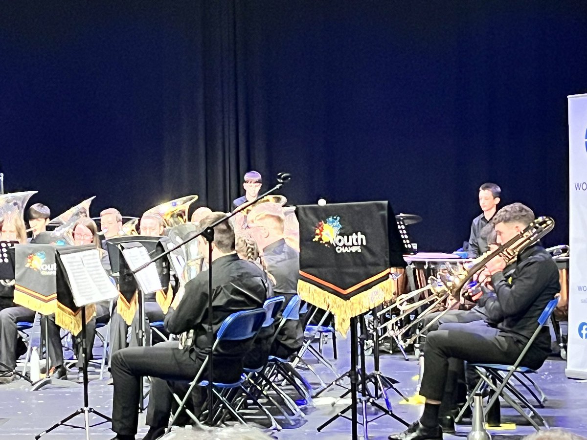 Massive congratulations to <a href="/TreorchyComp/">Headteacher</a> students Zoe, Bevan and Hollie Gregory and Caerwyn Saunders who competed at the Youth Brass Band Championships with @SWYouthBand in Cheltenham yesterday! The band played superbly and achieved a ‘silver award’! Da Iawn Pawb! 👏🏻🎶❤️🎺
