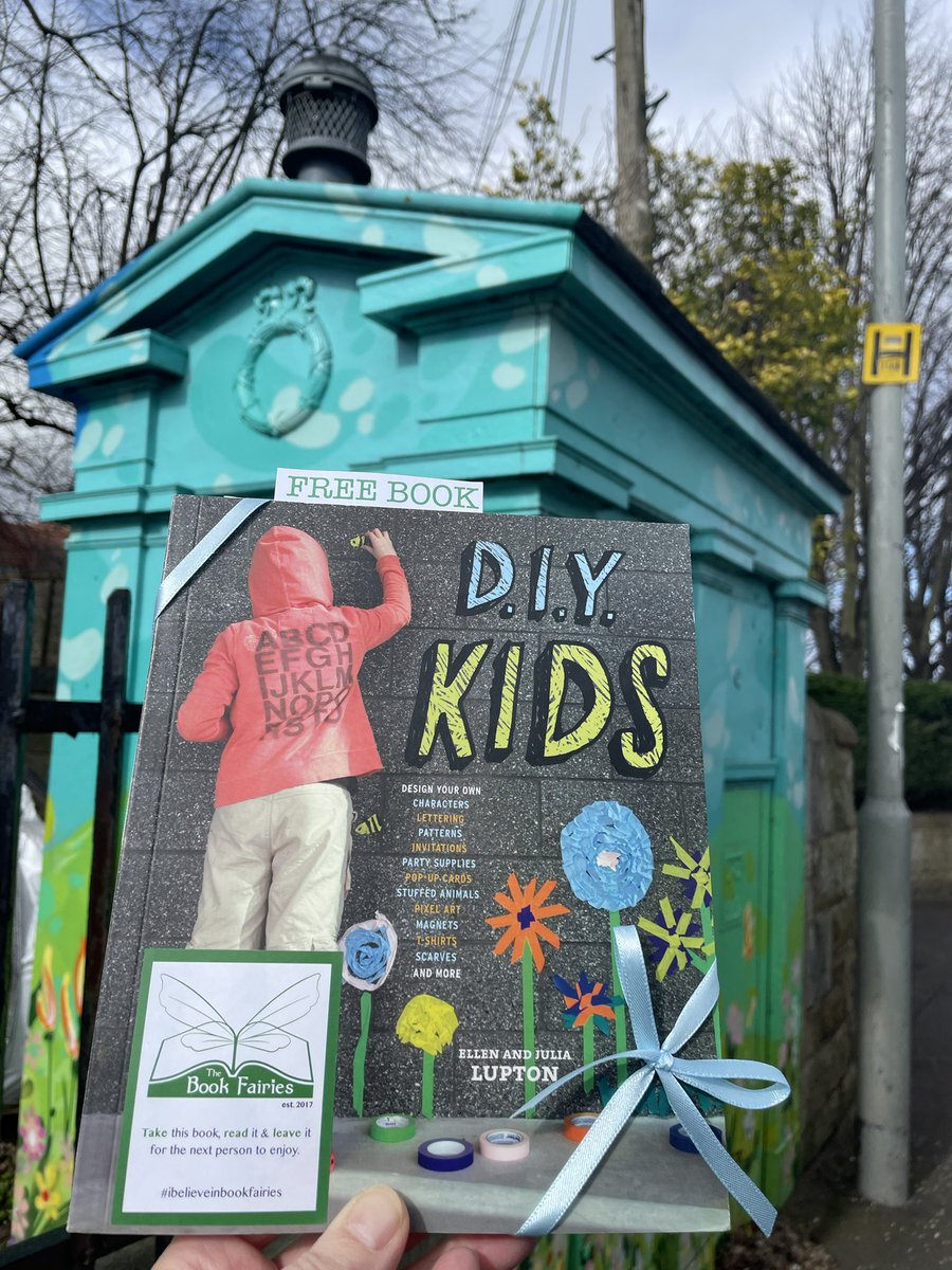 The Book Fairies are celebrating their 7th birthday all month! This pre-loved copy of DIY Kids by Ellen and Julia Lupton was hidden yesterday by an #Edinburgh book fairy Did you find it? #ibelieveinbookfairies #BookFairyBirthday #TheBookFairiesTurn7 #Gilmerton