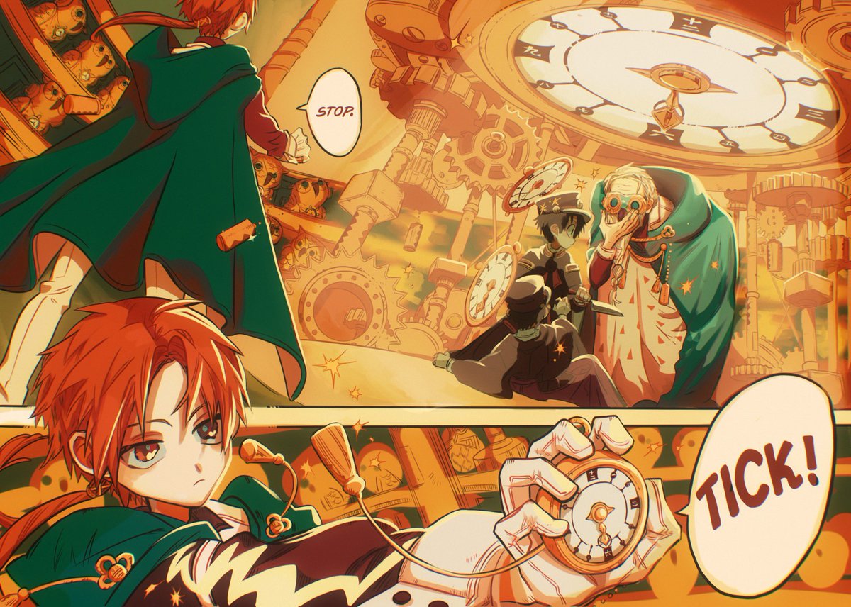 valecolorings's tweet photo. Clock keepers double page coloring ᕕ( ᐛ )ᕗ https://t.co/7uSbBkgSMW