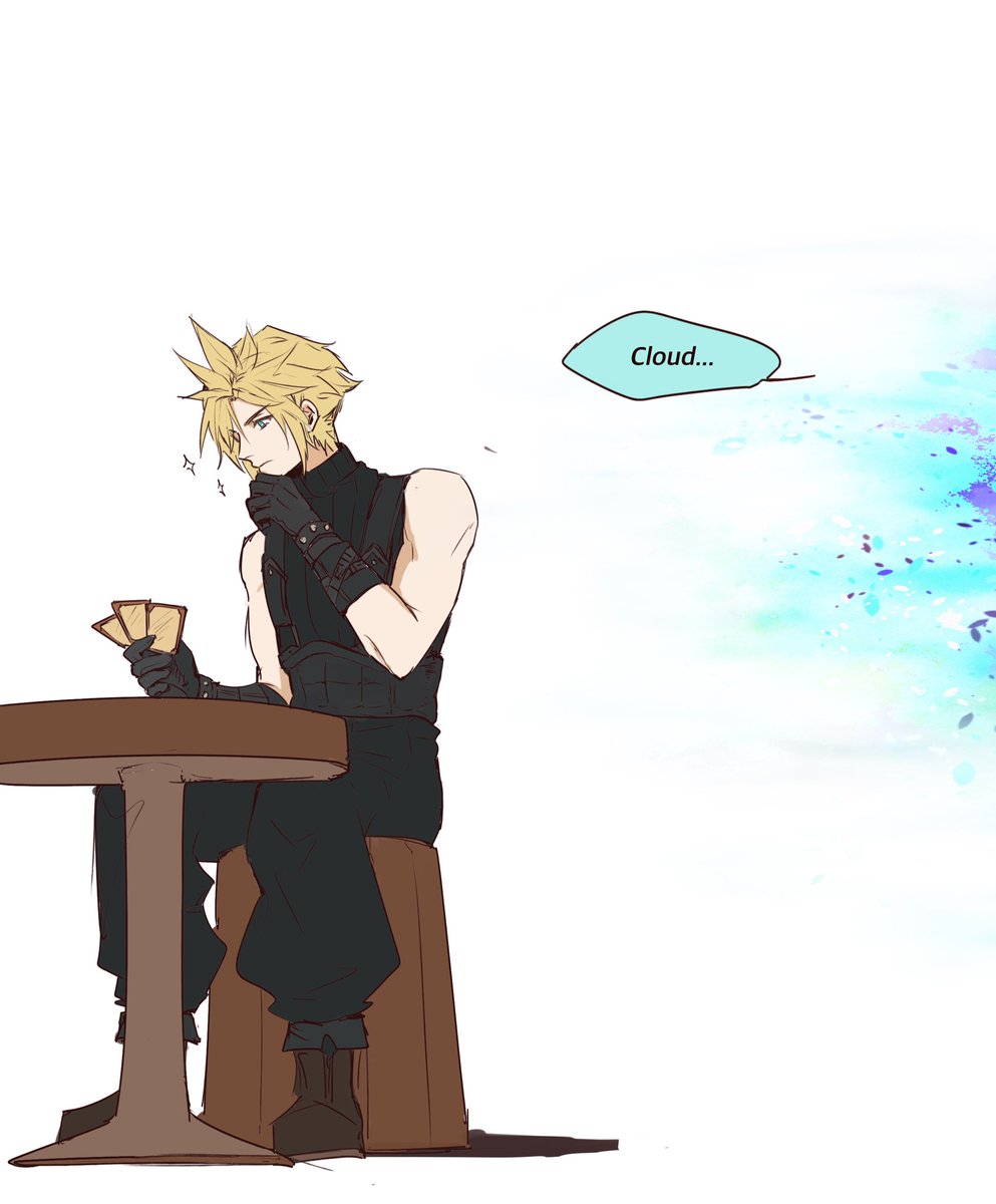 ffxivrio's tweet photo. so what if cloud got stuck in queen's blood instead of proceeding msq 
#FF7R  #Sephiroth #cloudstrife https://t.co/7zlyBbL4iH