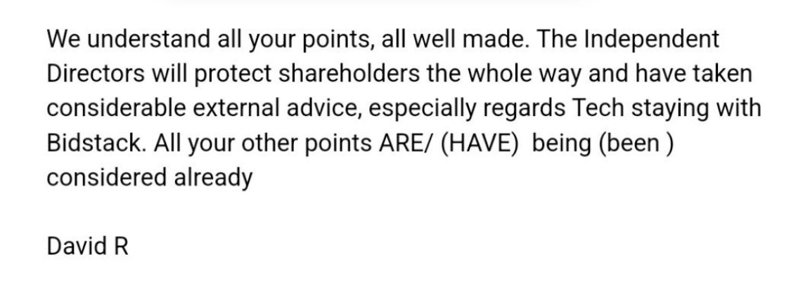 DogTrader01's tweet image. Chairman of #Bidstack #BIDS @bidstack David Reeves telling investors that directors will protect shareholders the whole way 

You couldn’t make it up  🤣🤣

@TheFCA
