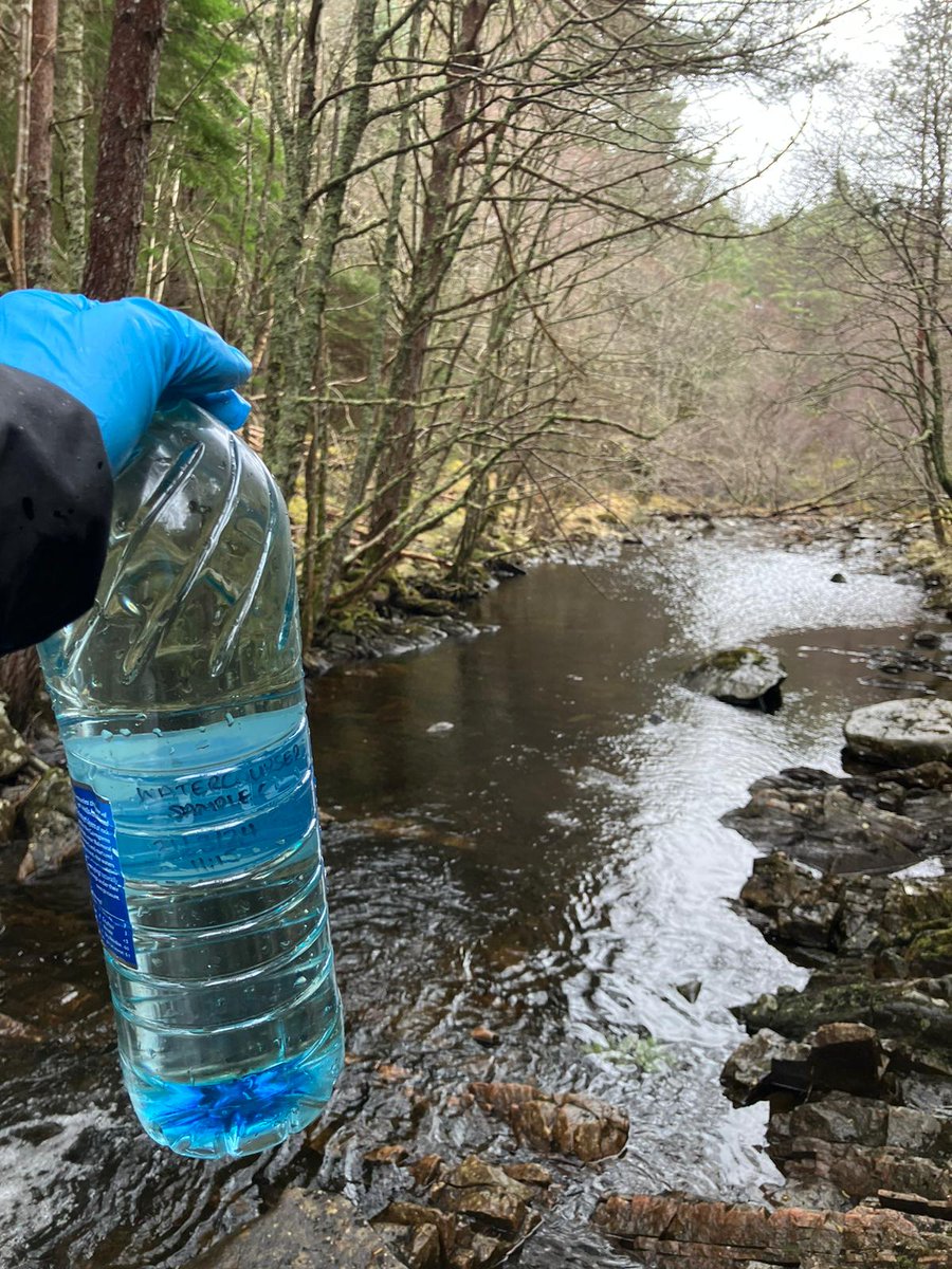 Epic week exploring the #ScottishHighlands collecting water samples for #eDNA analysis and #macroinvertebrate samples! Exciting to see what #fish are found from the #watersamples 🐟