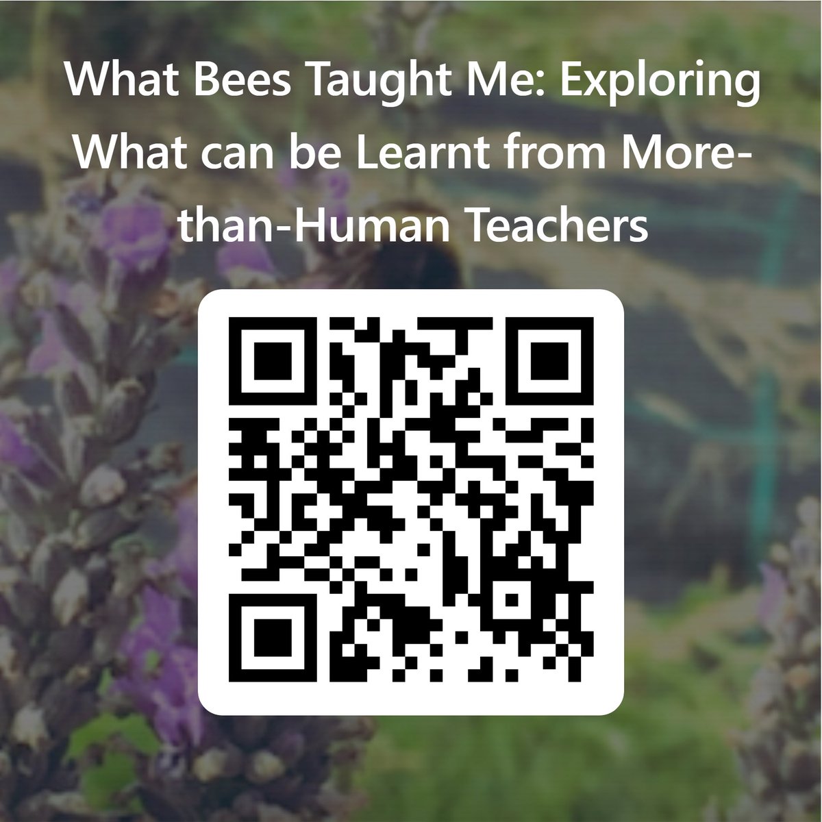 Are you a teacher of any kind, based in Scotland? Free over the weekend of 25th May? Just a few more days to express an interest in this 👇🐝♥️ forms.office.com/e/hY260PhmVG