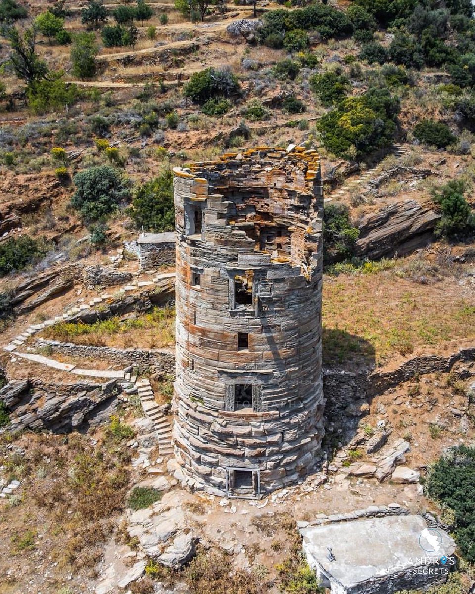 📍 The Tower of Saint Peter in Andros #andros_secrets #andros #greece #visitgreece #discovergreece #paradise #travelgreece #androsisland