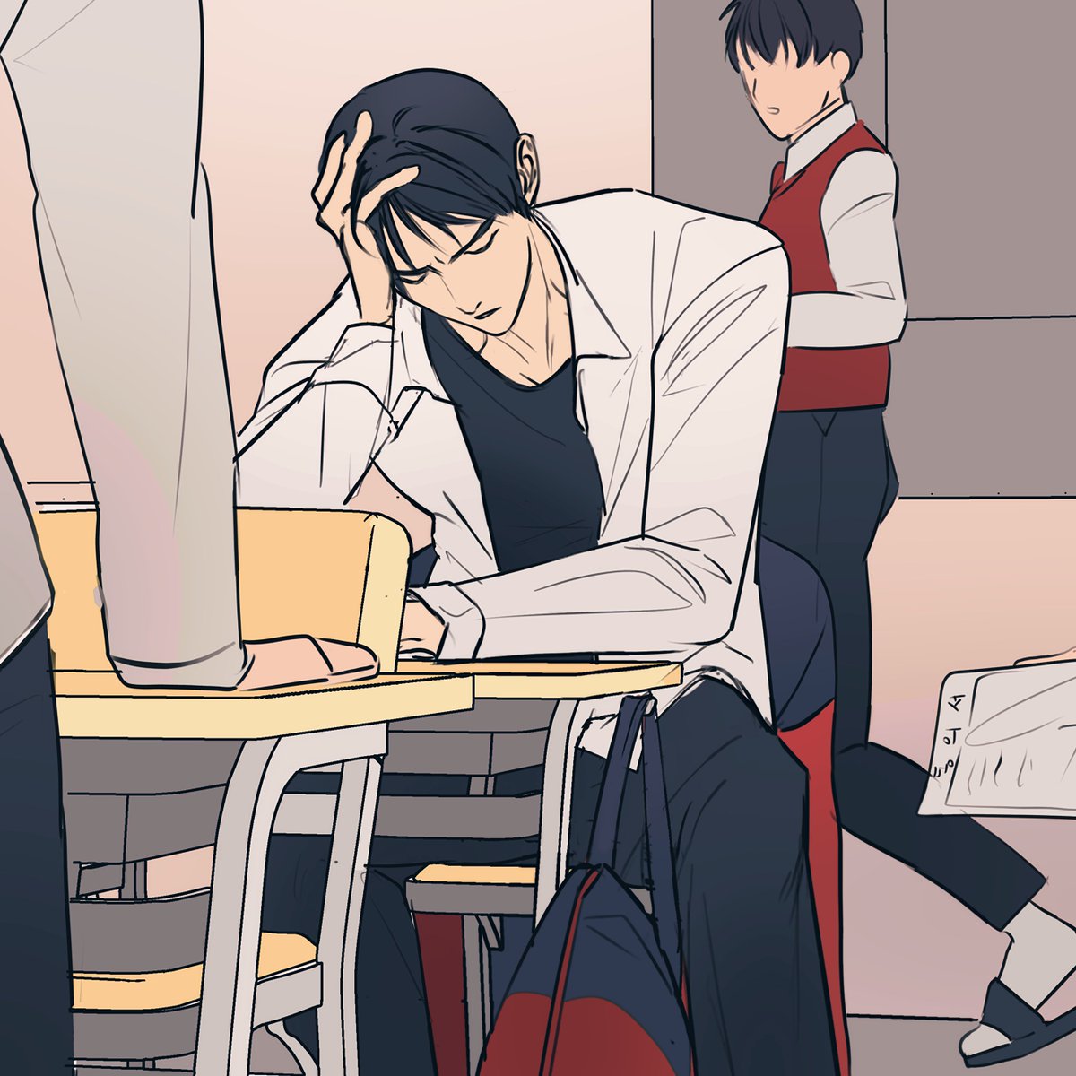 깨우기 무서운 192cm 농구부