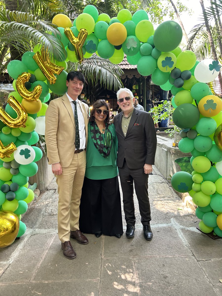 Celebrating St Patrick’s Day in Bengaluru with Chief Guest Ambassador of Ireland Kevin Kelly ⁦@KellyinDelhi⁩ and Deputy Ambassador Raymond Mullen