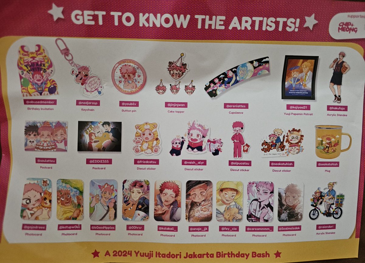 Hampir lupa juga post ehe tp ini bingkisan dari <a href="/hbd_dedeyuuji/">HBD Dede Yuuji JKT🩷</a> dan gila cakeppp abiissss!! Yg di box itu hasil dari tuker kado dan lucu banget sumpah. Siapapun itu yg submit kadonya, saya bersujud 🙏

#HBD_DedeYuujiJKT