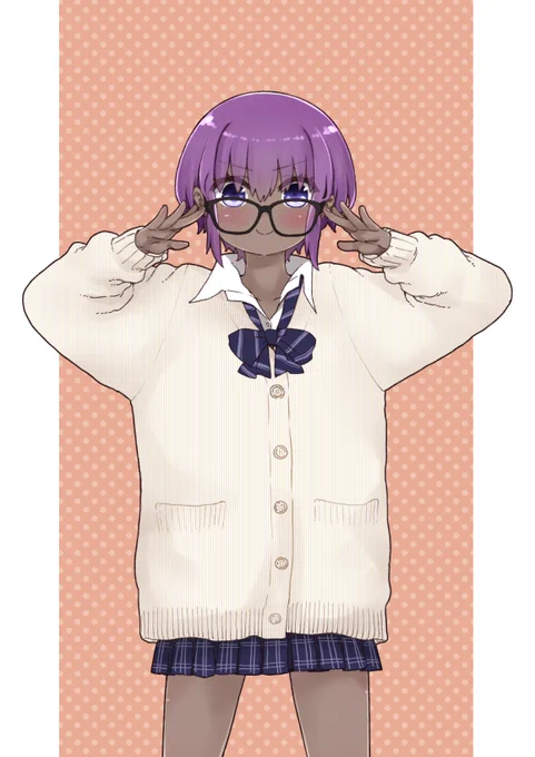 めがねJK風静謐ちゃん 