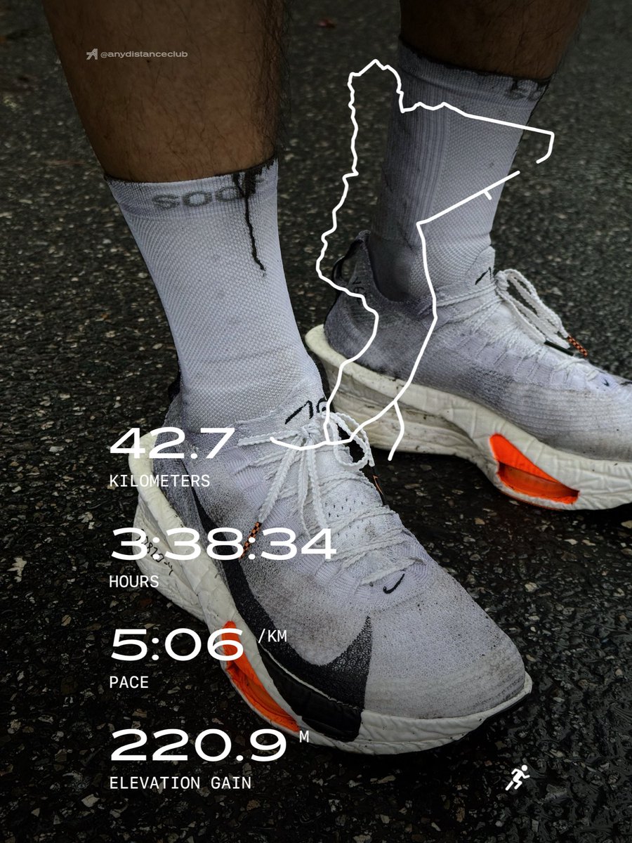 Race day.  03:38:34 <a href="/anydistanceclub/">Any Distance ®</a>