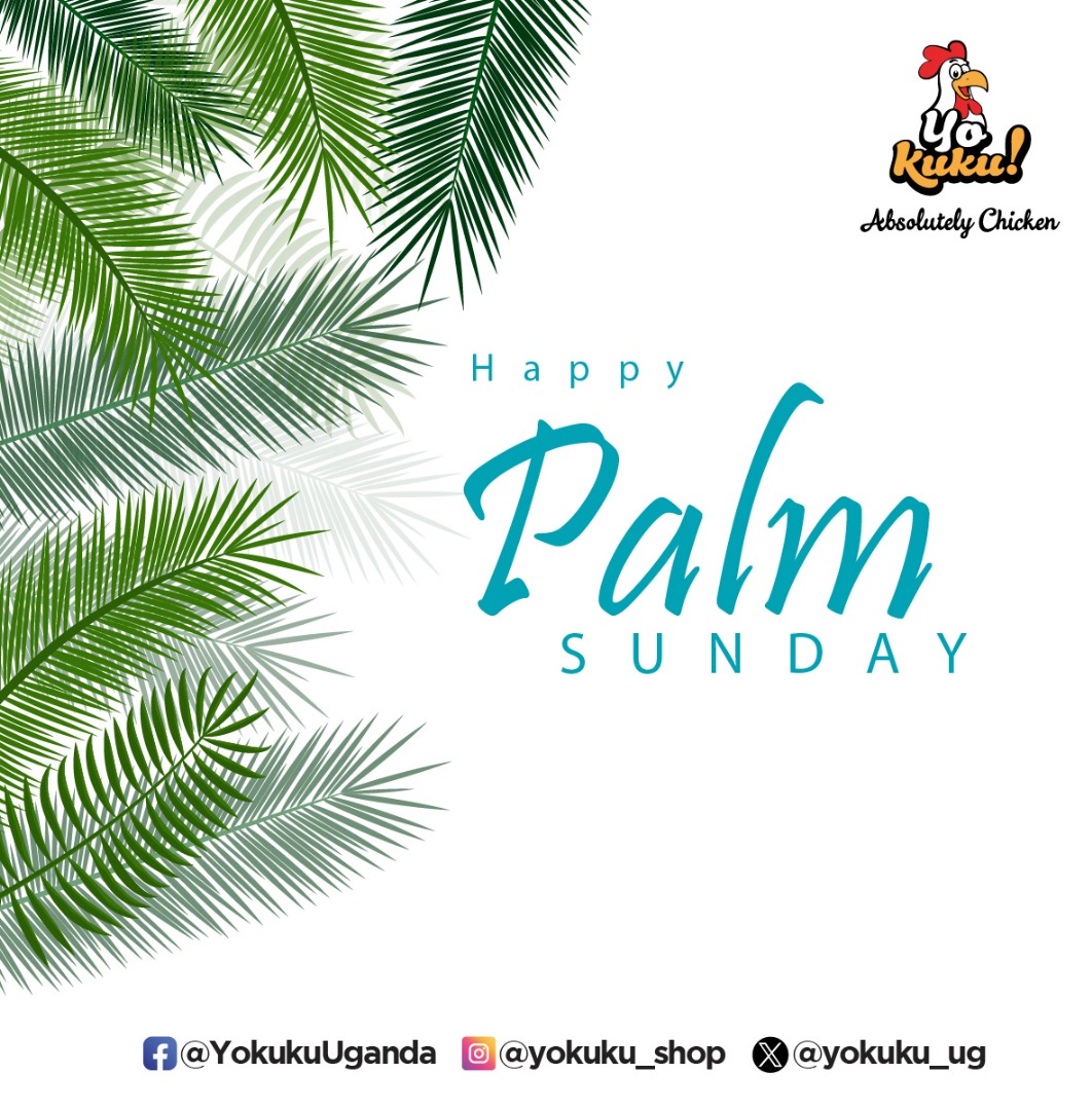 As we gear up to celebrate Easter, happy palm Sunday to all Christians around the world. #AbsolutelyChicken