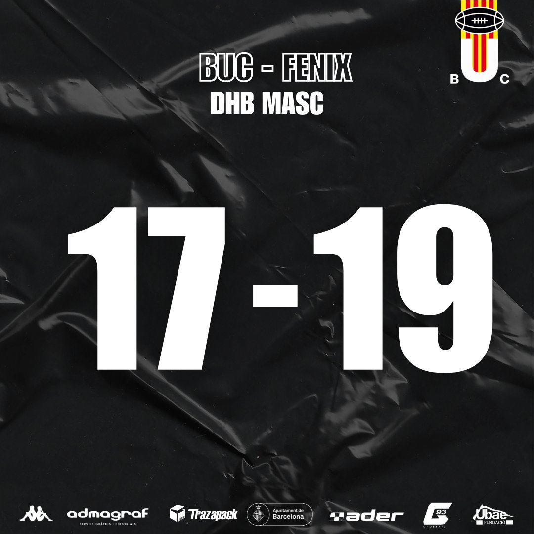 🗞️ RESULTATS PRIMERS EQUIPS 🗞️ El sènior masculí A va jugar ahir l'últim partit de lliga💪🏻 Després de divuit jornades en total, acabem aquesta segona volta en quarta posició del grup B de DHB🔥🏉 #SOMBUC #SOMCLUB