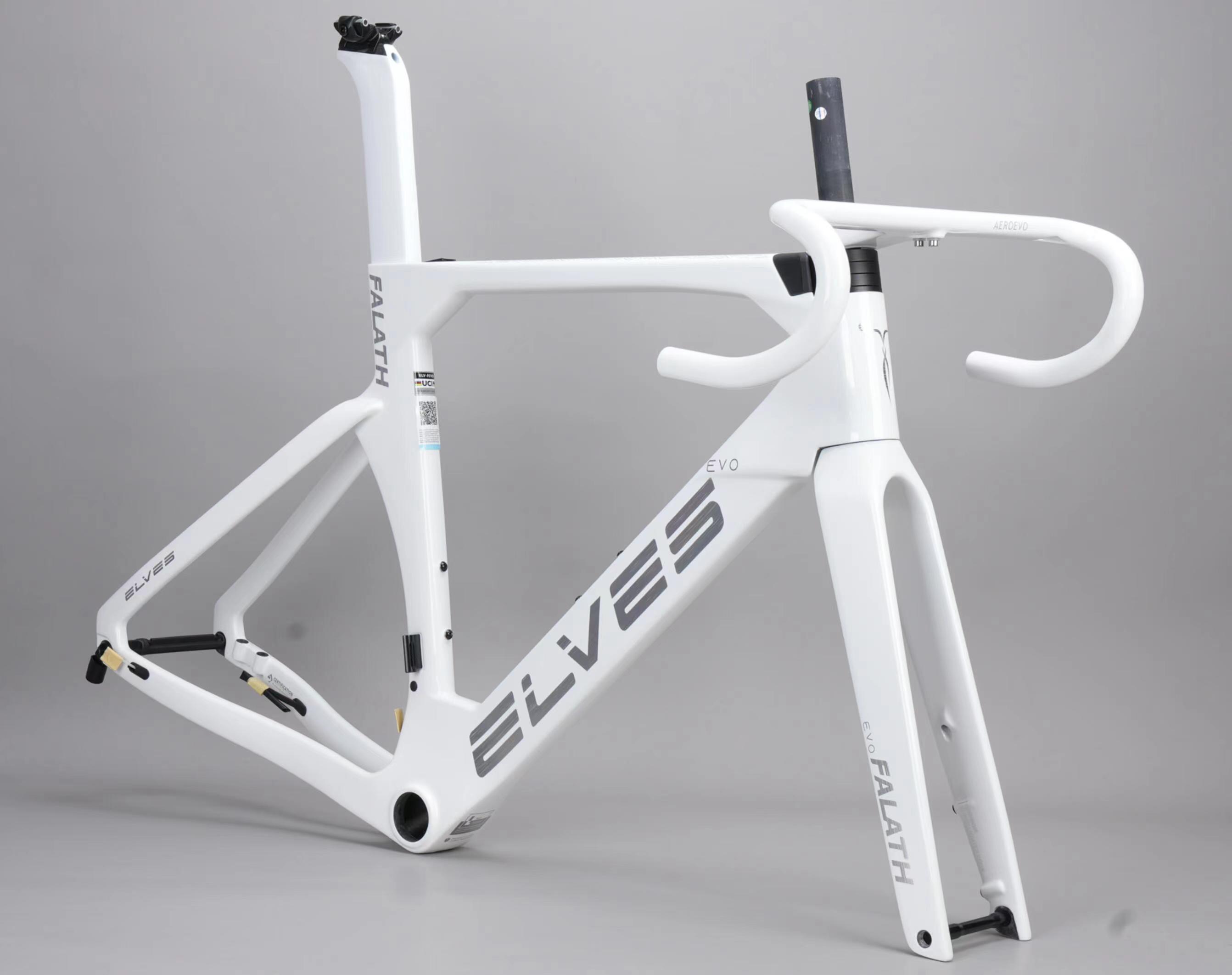 直営店に限定 自転車 56サイズ フレームセット evo falath ロードバイクelves ロードバイク