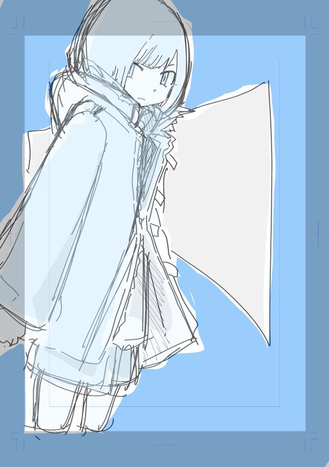「holding paper skirt」 illustration images(Latest)