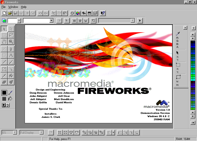 WebDesignMuseum's tweet photo. In April 1998, Macromedia released the Macromedia Fireworks 1.0 graphics program. The program was able to work with both vector and bitmap graphics and was designed specially for web designers.

#WebDesignHistory https://t.co/PcZibRQBZl