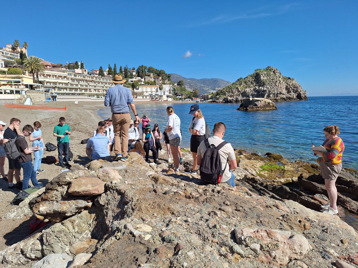 Another successful year in Sicily. Great students, amazing weather, and beautiful settings. We learnt about volcanos, tectonics, sea level, vegetation, fauna in islands and rivers. @CQRRHUL @RHULGeography