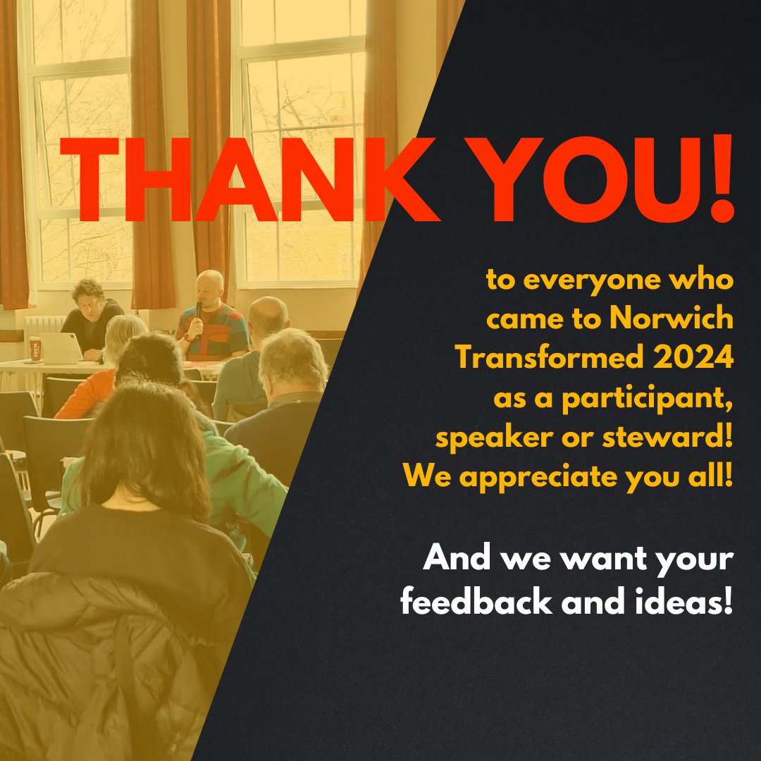 WHAT A DAY!! Massive thank you to everyone who came along last week - as a speaker, participant or steward - we appreciate you! And we'd love to hear your feedback from the day and ideas for upcoming sessions! forms.gle/ziyTGir5rXgMQf…