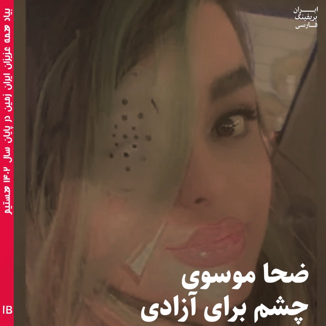 تصویرهایش با طره‌های موهای رنگی، صورتی و گاه آبی، با چشمانی درشت و لبخندهایی شیرین، باعث می‌شود مخاطب در شور جوانی او گم شود. ضحا از جمله نخستین زنانی است که در عرصه عمومی پرده از جنایت جمهوری اسلامی برداشت. نوشته‌ها و پست‌های اینستاگرام او از تاریخی به بعد، بیشتر معطوف به روایت