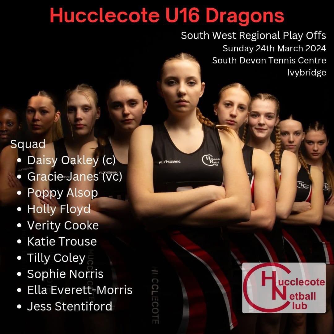 Huge good luck to our U16 Dragons who are competing at @NetballSW Regional Playoffs. Let’s go Dragons ❤️🖤