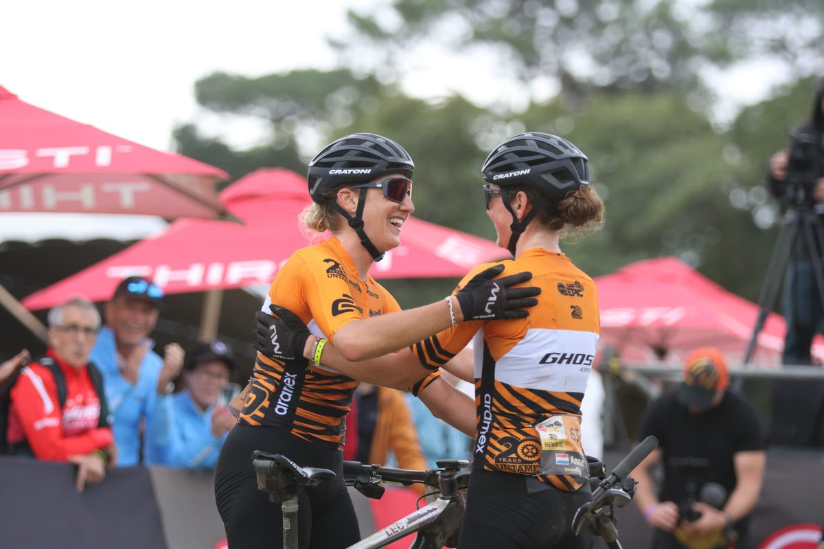 Aramex Women's Category, Stage 7
1 Anne Terpstra &amp; Nicole Koller (GHOST Factory Racing) 3:32:07
2 Candice Lill &amp; Mona Mitterwallner (Cannondale Factory Racing) 3:36:52  +4:45
3 Vera Looser  &amp; Alexis Skarda (Efficient Infiniti SCB SRAM) 3:40:09  +8:02
