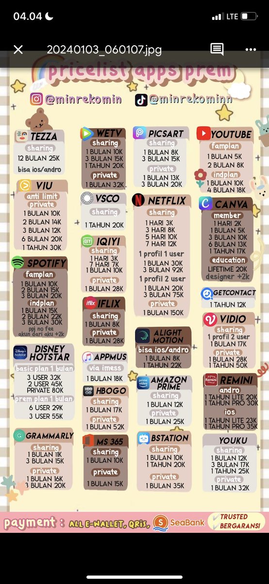 Sky • jual spotify netflix dll tweet media