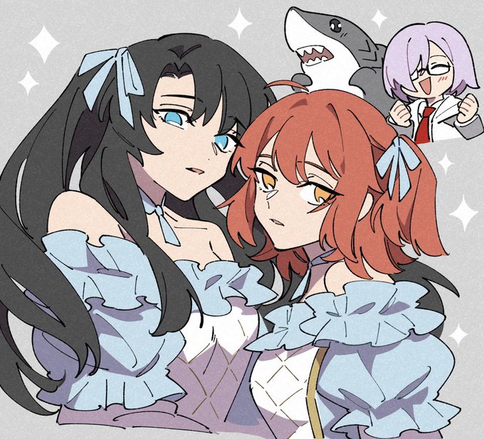 イドの衝撃を落ち着けるために描いたロクサーヌぐだ 