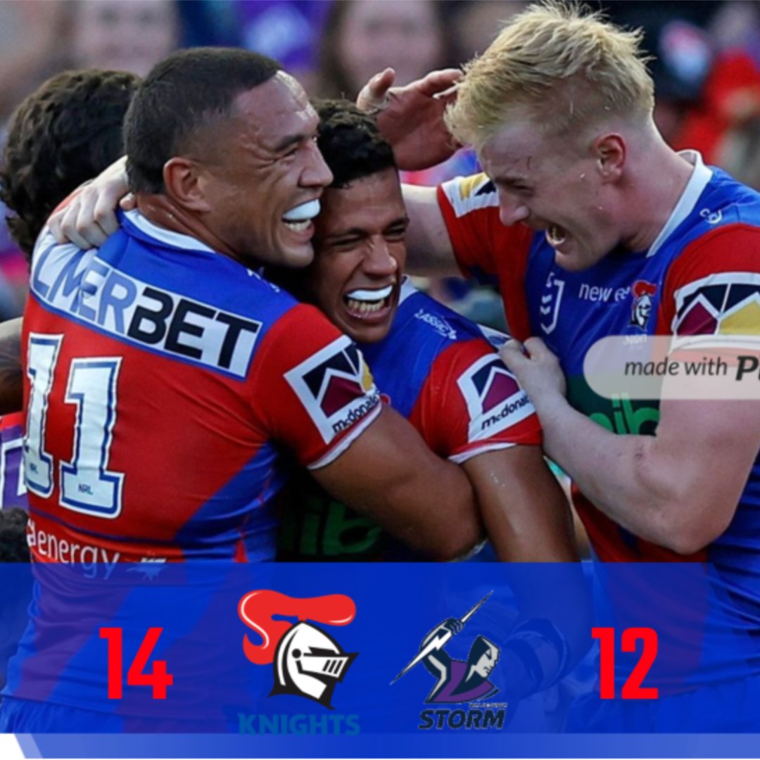 NRL Sunday Results #RugbyLeague #NRLEelsManly #NRLKnightsStorm