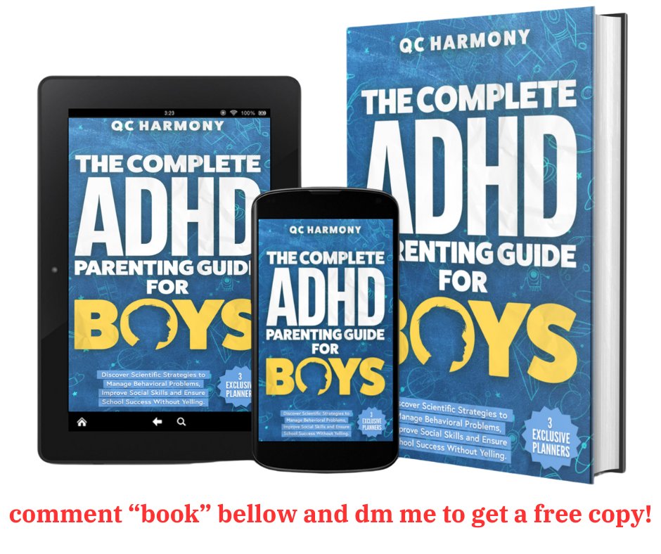If anyone wants a free resource on Parenting Boys with ADHD, I just wrote a new book titled, The Complete ADHD Parenting Guide for Boys which will be published on Amazon on 03/29/2024. qcmanagementventure.aweb.page/opt-in-page-om… #ADHD #parenting #ParentingHacks #AdultsWithADHD #ChildrenWithADHD