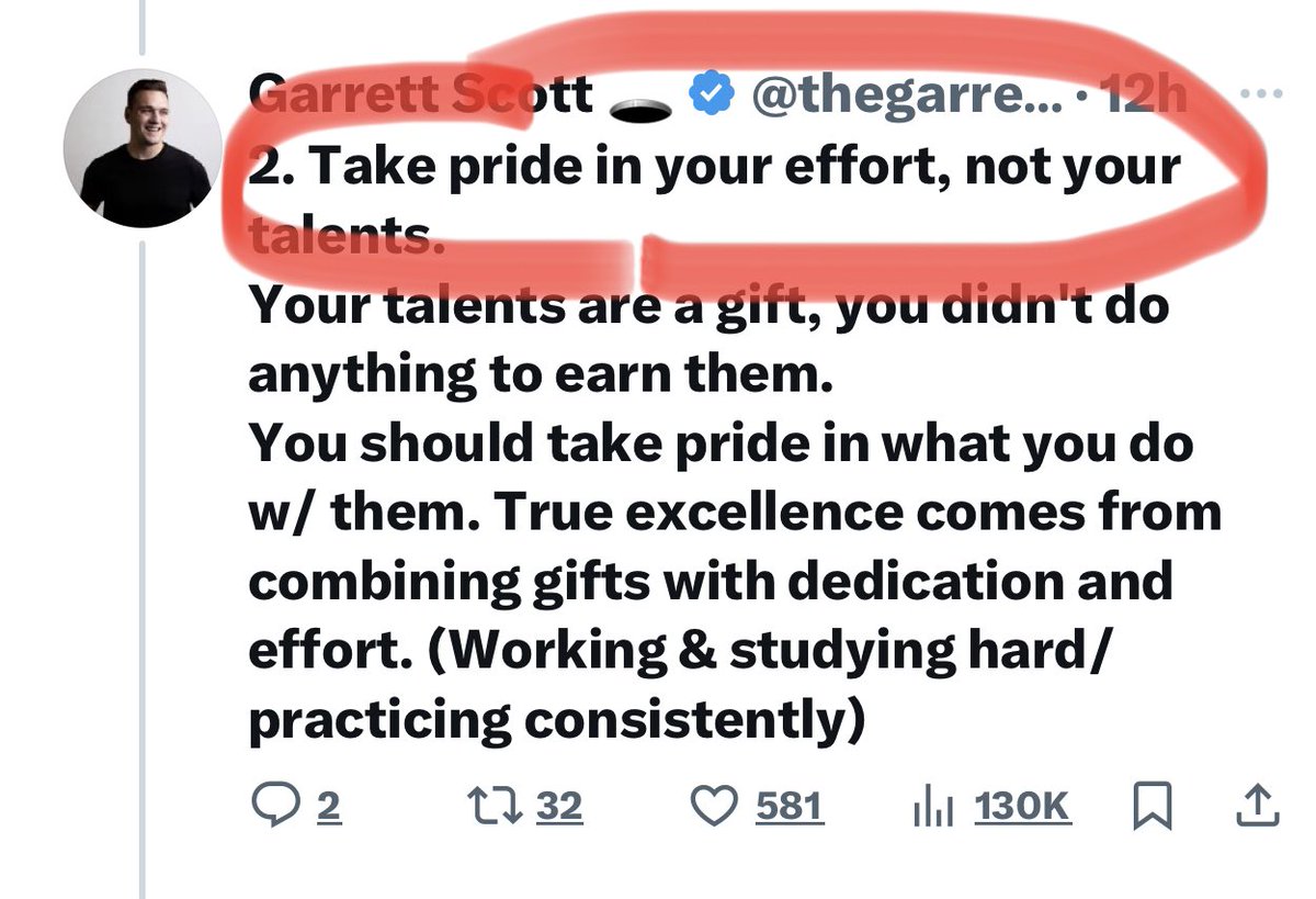 Spot on. Take pride in your efforts. 👍 Courtesy: ⁦@thegarrettscott⁩