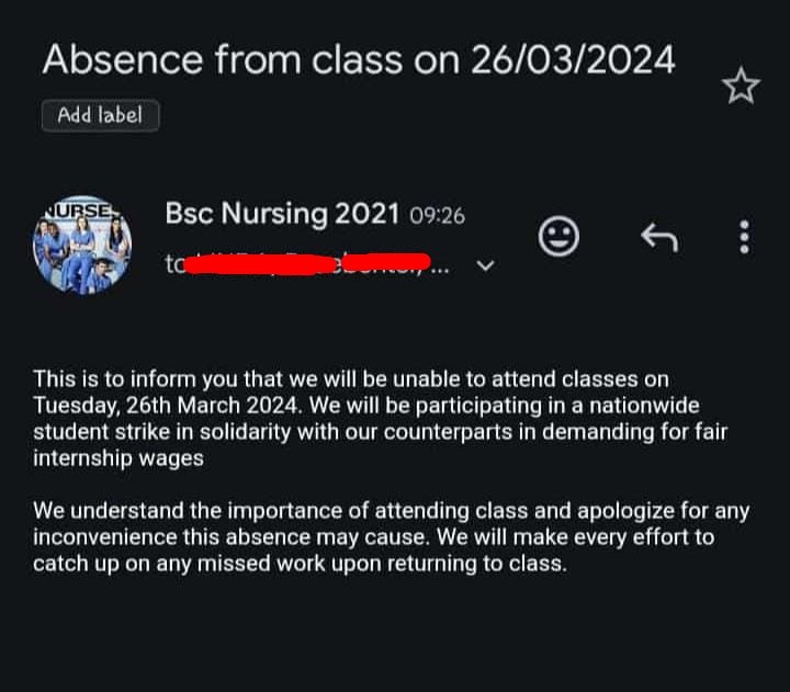 BREAKING NEWS: Barely twelve hours after your favourite online diploma holder said Kenyans are jealous of her achievements, nurses have written to their lecturers not to bother coming to class this Tuesday because they want to go help doctors record the temperature out there.