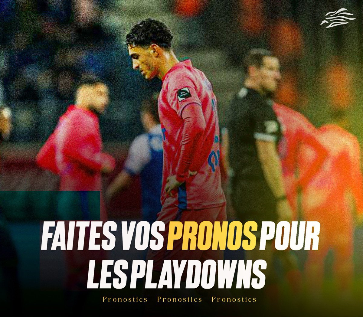 ZebractuMEDIA's tweet image. 📲 | À VOS PRONOS !

À l'issue de ces #Playdowns, à quelle place nous voyez-vous finir ? 

👉 Et si vous êtes vraiment chauds, donnez-nous le classement en entier pour les 4️⃣ autres équipes de cette zone rouge.
