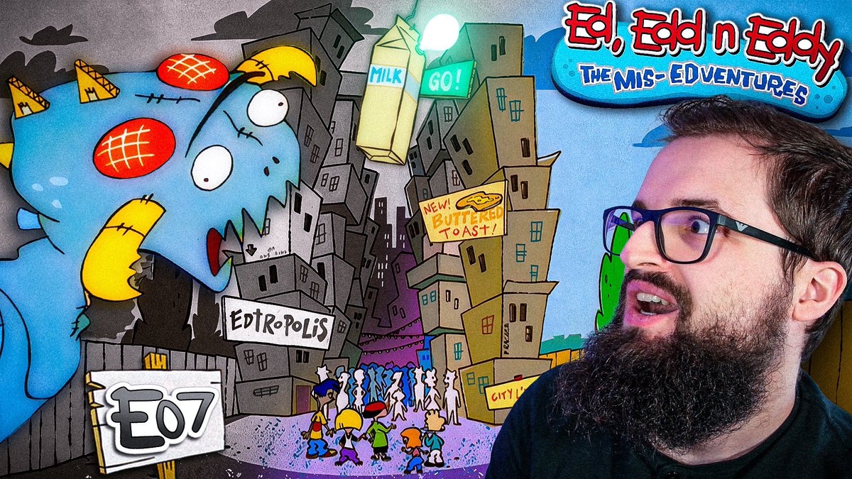 gamevichannel's tweet photo. 👹 THIS IS HOW MONOBROW DESTROYED THE WHOLE CITY💀 | Ed Edd și Eddy - Mis-Edventures 📺 E07
https://t.co/Cq6nl4PEMq
~~~~~~~~~~~~
#EdEddnEddy #EEnE #Ed #Edd #Eddy #Jawbreakers #Gobstopper #Candy #CartoonNetwork #AkaCartoon #Childhood #MisEdventures #Edventures #PS2 #Bonus https://t.co/2dNz9MYQYj