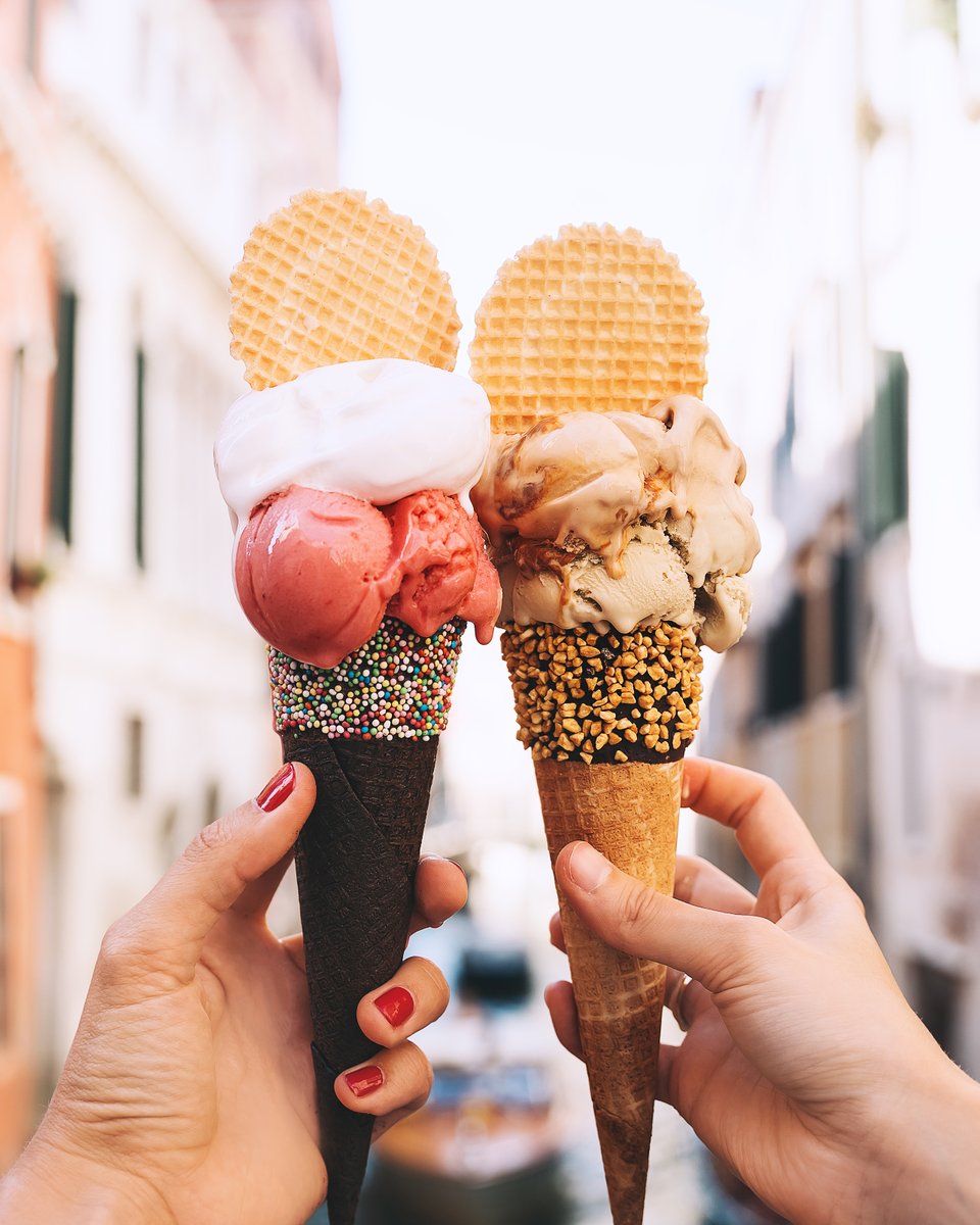 Creamy, sweet, and beloved: today celebrates Italy's iconic dessert. 🍨 Taste classic flavours or innovative specialties on European Artisanal Gelato Day. Cone or cup, the choice is yours! 🍦 #ilikeitaly #travelinitaly #EatIT #gelatoday #gelatoartigianale #gelatolovers