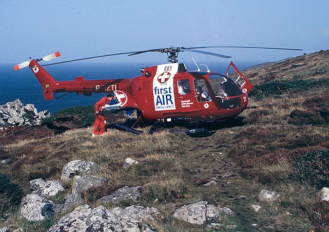 ❓Did you know? Cornwall Air Ambulance made history in 1987 as the first air ambulance service in the UK! Here are a few photos of their aircraft, circa 1987. 🚁❤️ #airambulance #didyouknow