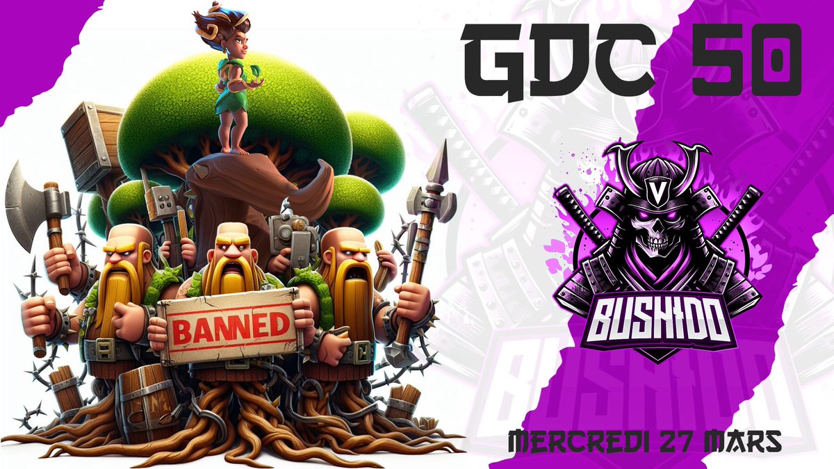 Affiche événement pour Bushido