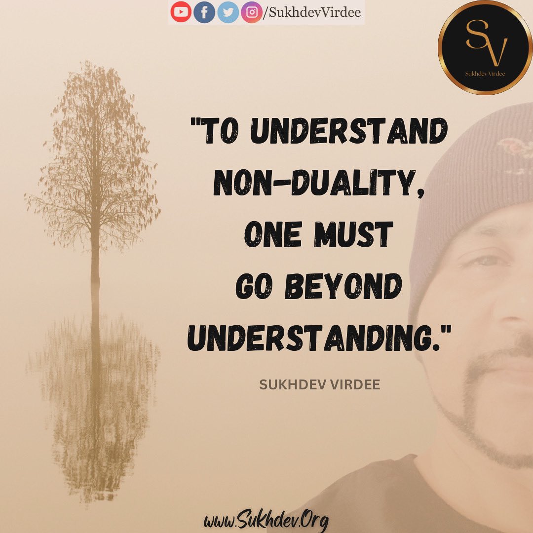sukhdevonline's tweet image. To understand words, one must understand silence! #nondual #nonduality #nondualism #advaita #advaitavedanta #sukhdevvirdee