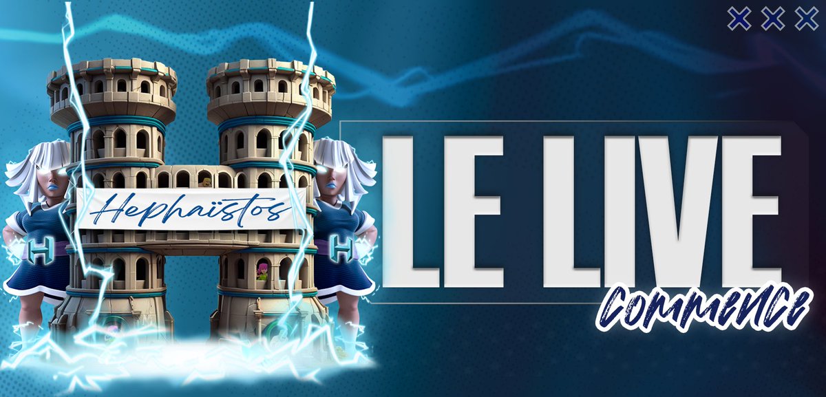 Affiche pour live d'Hephaistos 😊