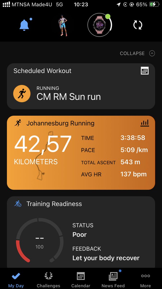 Last LongRun before Two Oceans via Sub3:40 SkhindiGang Bus at @johannesburgharriers City Marathon #RunJozi #runningwithtumisole #totalsportsruncrew #homeofrunning #totalsports_sa #gilnokiesocks #ipaintedmyrun #trapnlos