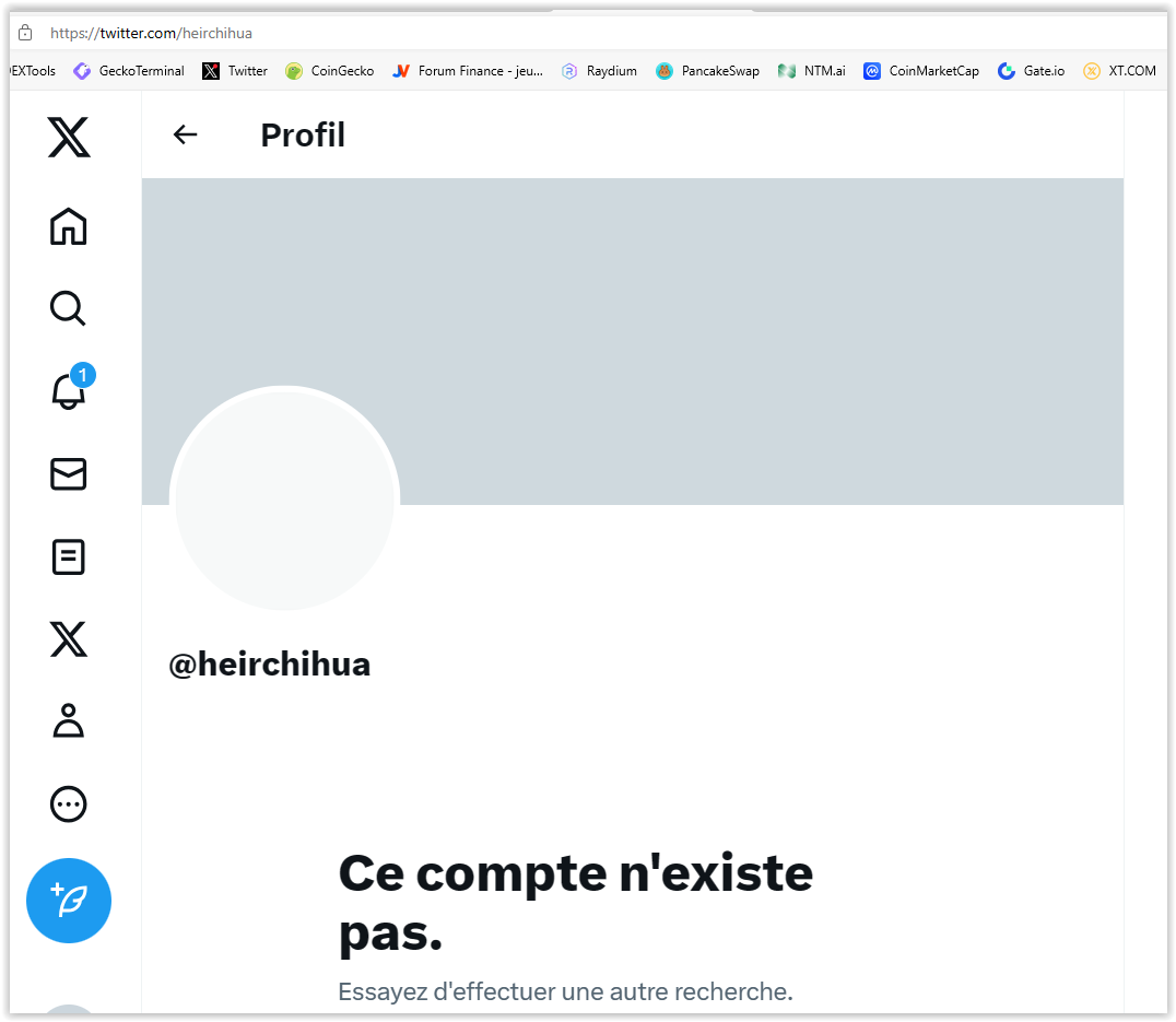 AKARHacci's tweet photo. @DupeThDuck Avec quels outils je peux verifier votre contract adress ?

J'ai envoyé 0.5 SOL pour acheter des $HEIRC et c'était une grosse arnaque. https://t.co/tUJ6AQSL0t