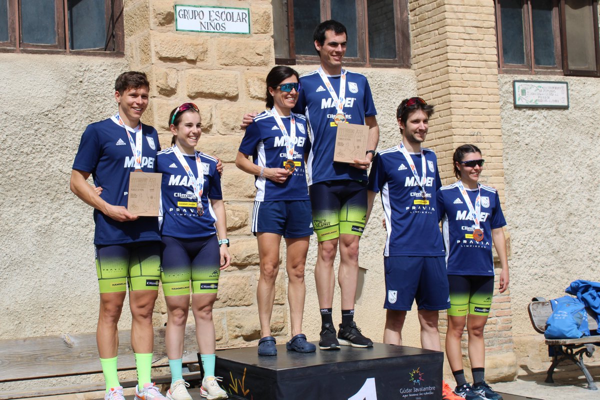 Podio de la III DUATLON SPRINT RUBIELOS DE MORA
🥇🥈🥉