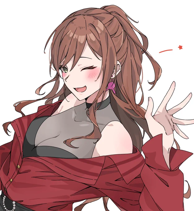塗らせて頂きました!線画の描き込みがやばくて凄いです……難しい〜!!ネックレスと服の柄は見逃してください 